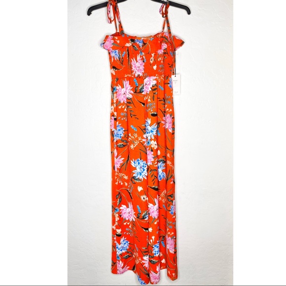 ALI & JAY Sangaria Floral Ruffle Pants Jumpsuit XS - Picture 5 of 8